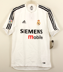 03-04レアル・マドリッド Real MADRID RMCF(H)#23 ベッカム BECKHAM 選手用半袖 adidas リーガ仕様 L