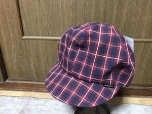 Woolrich ウールリッチ　キャスケット　新品タグ付き　赤系チェック