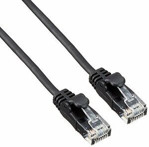 エレコム LANケーブル 5m 爪折れ防止コネクタ やわらか CAT5e準拠 ブラック LD-CTY/BK5