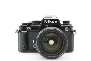 Nikon FA ブラック + AI-S Zoom-NIKKOR 35-105mm F3.5-4.5 ニコン フィルムカメラ MF一眼レフ