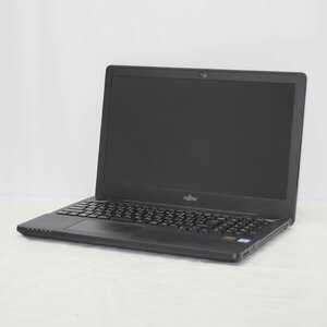 1円～ FUJITSU LIFEBOOK AH53/B2 Core i7-7700HQ 2.8GHz/8GB/HDD1TB/Blu-ray/15インチ/OS無/動作未確認【栃木出荷】