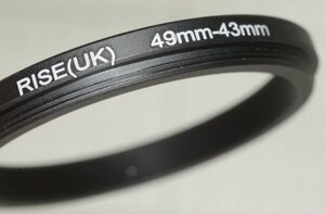 49-43mm ステップダウンリング 新品