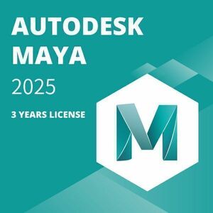 【正規】 Autodesk Maya 2022～2025 Win64bit / Mac / Linux 3年版 3台利用可 メーカーサイトの利用・登録・サポート・アップデート等付属