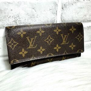 ルイヴィトン モノグラム 札入れ 長財布 カードケース ブラウン カード入れ LOUIS VUITTON