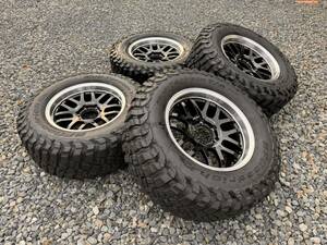 Rays鍛造ホイール　A-LAP07X 18インチ+BFグッドリッチ 285/70R18 （34インチ）KM3 150プラド カスタム車