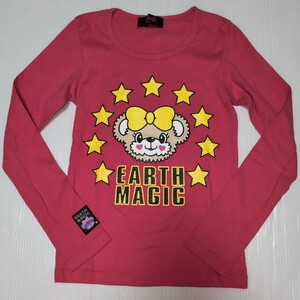 140★アースマジック★ロゴ＆マフィーちゃんプリントTシャツ★