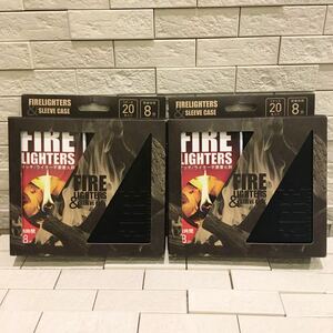 未開封　FIRE LIGHTERS 　FIRE　LIGHTERS SLEEVE CASE　40本入り　　ケース　◆直接取引のみ◆　着火材　キャンプ