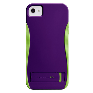 即決・送料無料)【スタンド機能付きケース】Case-Mate iPhone SE(第一世代,2016)/5s/5 POP! with Stand Case Violet/Chartreuse Green