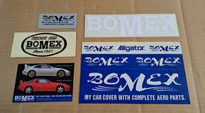 当時物 BOMEX ステッカー (検 ボメックス RX-7 FC3S FD3S 70 スープラ JZA70 JZA80 R32 R33 S13 S14 JDM EG6 USDM US アコード ワゴン CE