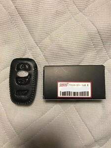 スバル アクセスキーカバー ラム革 黒 Access key cover lamb skin black 純正 Genuine JDM OEM 未使用 即決 メーカー純正品