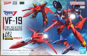 バンダイ HG 1/100 VF-19改 ファイヤーバルキリー サウンドブースター装備