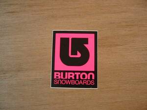 BURTON(バートン) ステッカー 6.9cm×8.7cm