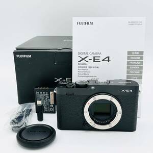 【ほぼ新　1ショット】富士フイルム(FUJIFILM) ミラーレスデジタルカメラ X-E4 ボディ ブラック F X-E4-B