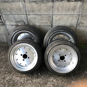 スピードスター　マーク1 当時物　SSR 旧車 ホイール 14インチ　114.3 4穴　185/55/14 155/55/14 中古　カタカナ文字　7J 7.5J