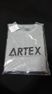 DRT　アーテックスロゴ ロングスリーブTシャツ グレー　XLサイズ　ARTEX LOGO L/S T-shirt XL size gray