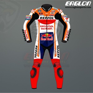 海外 送料込み 　高品質 マルク・マルケス Honda Repsol MotoGP 2022 Marc Marquez レーシングレザースーツ 　 サイズ各種　本革　レプリカ