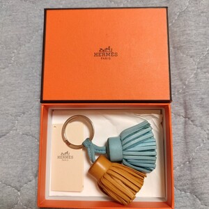 HERMES エルメス カルメン ウノドス アニョーミロ 077895CJ チャーム キーホルダー 共箱付【匿名】即日発送!!