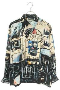 ワコマリア 長袖シャツ BASQUIAT HAWAIIAN SHIRT サイズ:M バスキアハワイアン長袖シャツ 中古 BS99