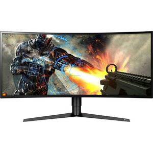 【中古】LG 34GK950G-B 34” UltraWide QHD Curved LED G-SYNC Gaming Monitor (2018