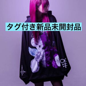 TRAVAS TOKYO angel devil bear クマ パーカー 黒 天使 悪魔