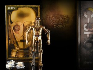 【雲】某コレクター買取品 バンダイ 超合金 スターウォーズ C-3PO フィギュア 高さ30cm 箱付 古美術品(旧家蔵出)Y1073 JTDplkf