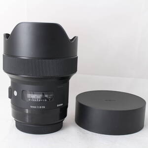 ☆美品☆ SIGMA シグマ Art 14mm F1.8 DG HSM Canon EFマウント キヤノン用 レンズ 単焦点 広角 フルサイズ対応 #2969