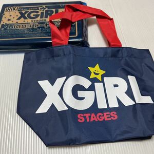 XGIRL STAGES BIGロゴトートバッグ