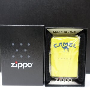 C274T【本物保証】 Zippo CAMEL 2021年 未使用 イエロー オイルライター キャメル クリックポスト185円