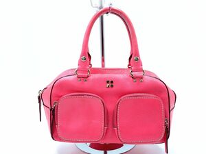 kate spade ケイトスペード レザー ハンド バッグ ピンク ■■ ☆ ebc9 レディース