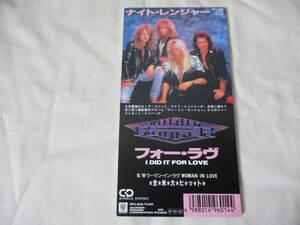 NIGHT RANGER I Did It For Love(フォー・ラヴ)/Woman In Love ’88 8cmシングル アルバム”Man In Motion”からのファースト・シングル