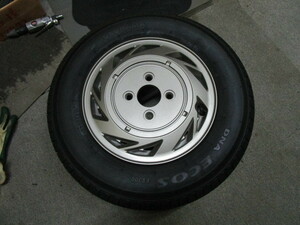 TB★◆ 12inch SET 4本　145/80R12 74S　【4H-100】　4J+45　バリ山　スバル　ビビオなど