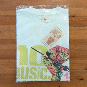 忌野清志郎 NO MUSIC, NO LIFE Tシャツ L タワレコ フジロック tower records fuji rock festival Tee 記念Tシャツ カラー