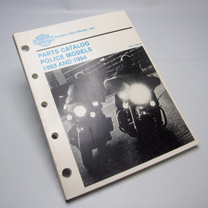 即決HARLEY-DAVIDSON ハーレーダビッドソン1993-1994パーツカタログ.POLICE.Models.ポリス.モデル.No.99545-94送料無料.英語版