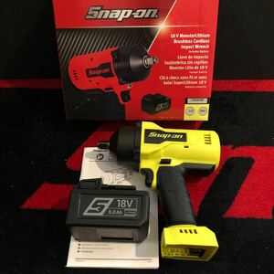 スナップオン 1/2 コードレスインパクト CT9050 新型 電動 18V Snap-on ハイビジ　イエロー　新品