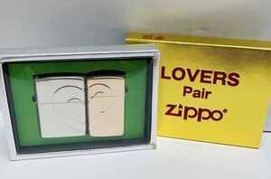 R237-I71-818 ▲ LOVERS Pair ZIPPO ジッポー オイルライター ペア 喫煙具 喫煙グッズ 2点セット