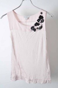 lql4-0983　*H&M*ピンク系ノースリーブカットソー　サイズXS