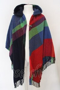 【USED】Vivienne Westwood MAN / CHECK PONCHO ポンチョ ヴィヴィアンウエストウッド ビビアン マルチ 【中古】 O-24-03-24-008-co-YM-OS