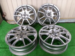 A-TECH　シュナイダー　15インチアルミホイール　15X5.5J+45　4H　PCD100　4本セット　Y6.0451