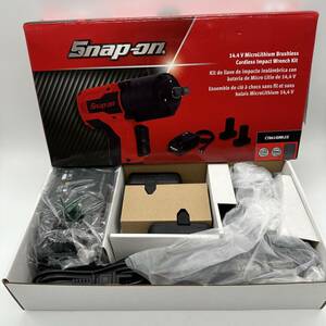 【未使用保管品】Snap On スナップオン CT861GMJ2 14.4V 3/8 コードレスインパクトレンチ 電動工具 レッド 赤