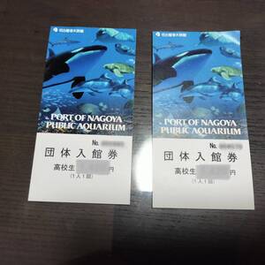 【送料無料】名古屋港水族館 高校生2枚セット 未使用