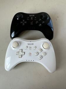 Nintendo Wii U PROコントローラー WUP-005 計2台 現状品　ジャンク 1/21