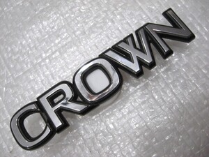 ★希少 クラウン CROWN トヨタ GS110? MS100? MS110? GS120? MS120? オニクラ 鬼クラ? ロゴ 型式不明エンブレム 1点 旧車 中古2