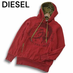 DIESEL ディーゼル 秋冬 ブレイブマン★ 裏起毛 プルオーバー フーディー パーカー Sz.S　メンズ　A4T10749_A#H