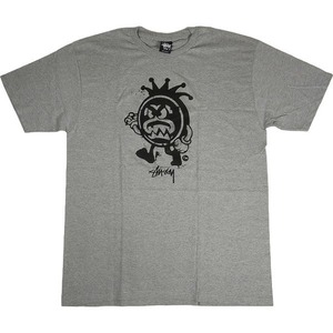 STUSSY ステューシー LINK MAN GREY Tシャツ 灰 Size 【L】 【新古品・未使用品】 20797967