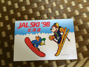 1998年ＪＡＬＳＫＩ北海道98キャンペンミッキ－ドナルドダックPC