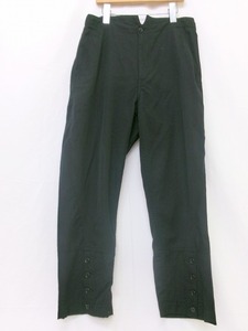 BLACK COMME des GARCONS ブラック コムデギャルソン パンツ ブラック M 1F-P005 AD2010 毛100% Pants