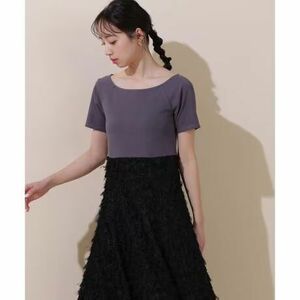 定価17,600円 新品 JILL by ジルスチュアート ボートネックカットドッキング ワンピース