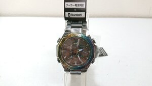 【送料無料】【完品】カシオ　G-SHOCK　MT-G　B2000YR-1AJR　MT-Gシリーズ　ソーラー電波時計　マルチカラー　虹色　Bluetooth　キングラム