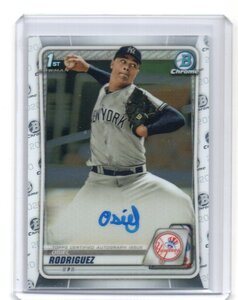 2020 Bowman Chrome Baseball [OSIEL RODRIGUEZ] 1st bowman Autograph (直筆サイン) Card MLB RC