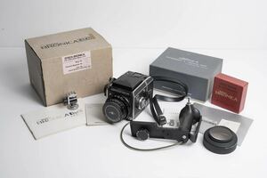 Zenza Bronica EC Zenzanon 100mm 2.8 Lens ゼンザブロニカ 中判カメラ ボディ レンズ　元箱有り　付属品有　ボディ美品